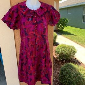 [Marc By Marc Jacobs]•collared watercolor dress